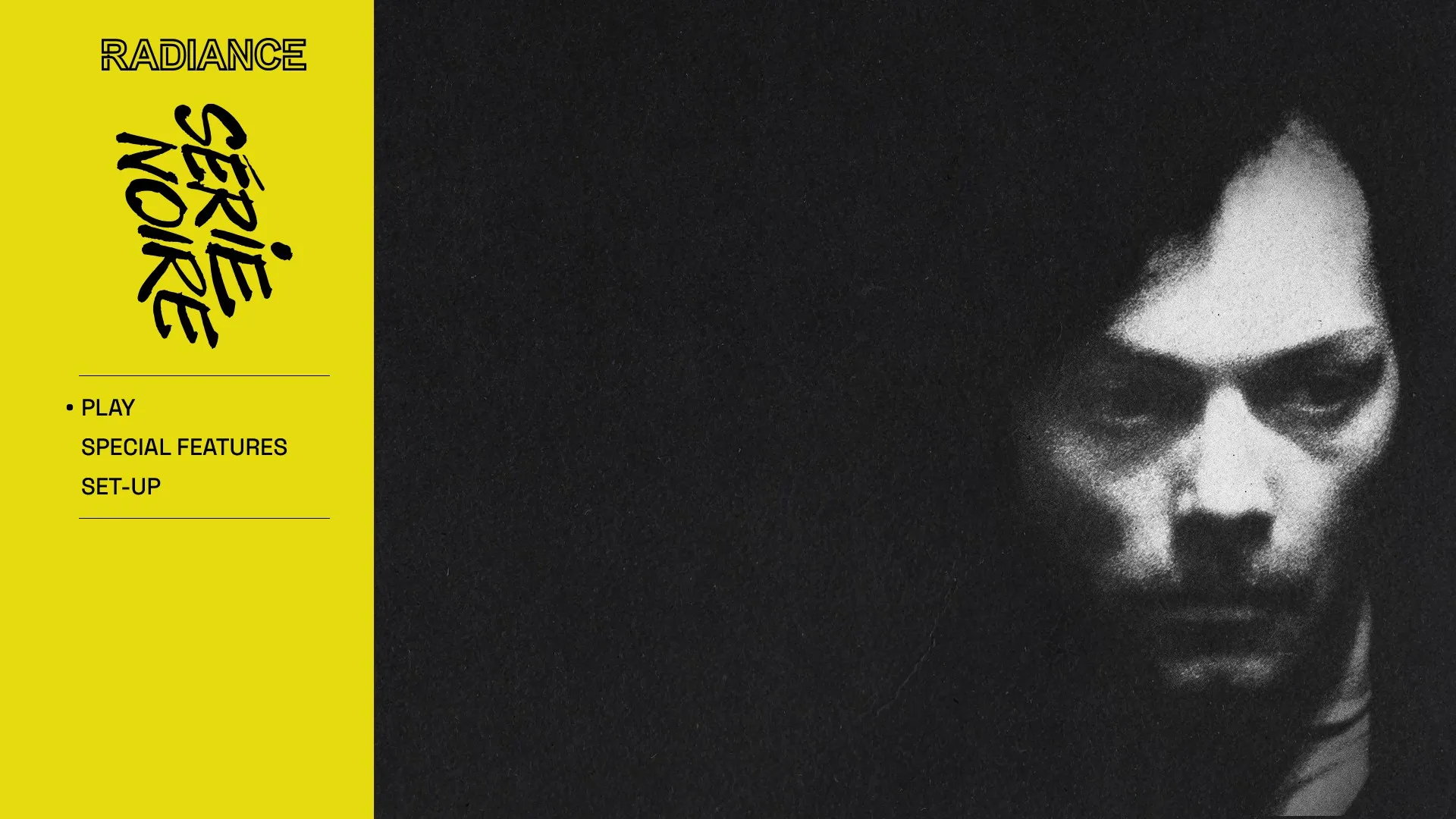 Serie noire Blu-ray menu