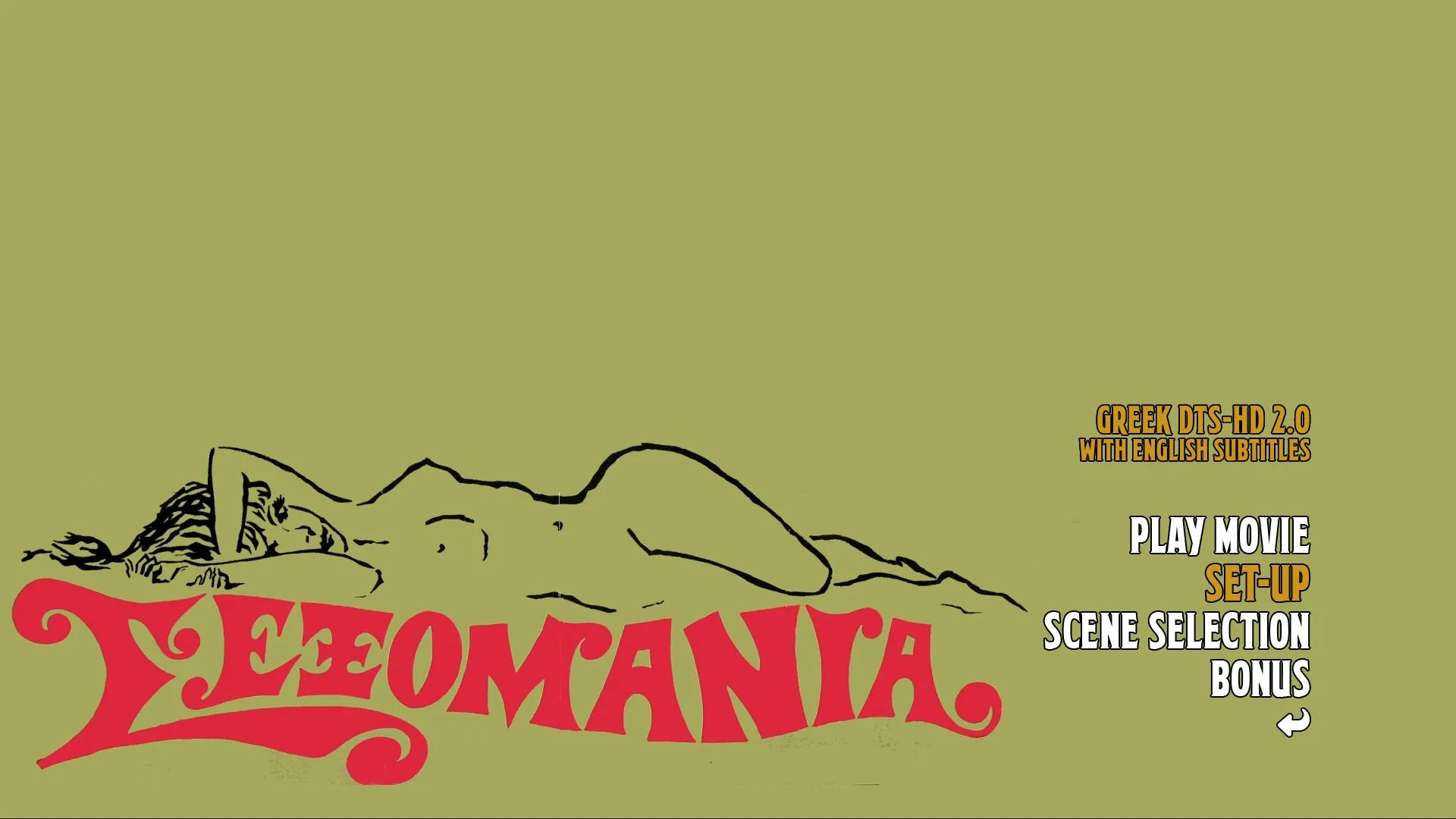 Sexomania setup menu