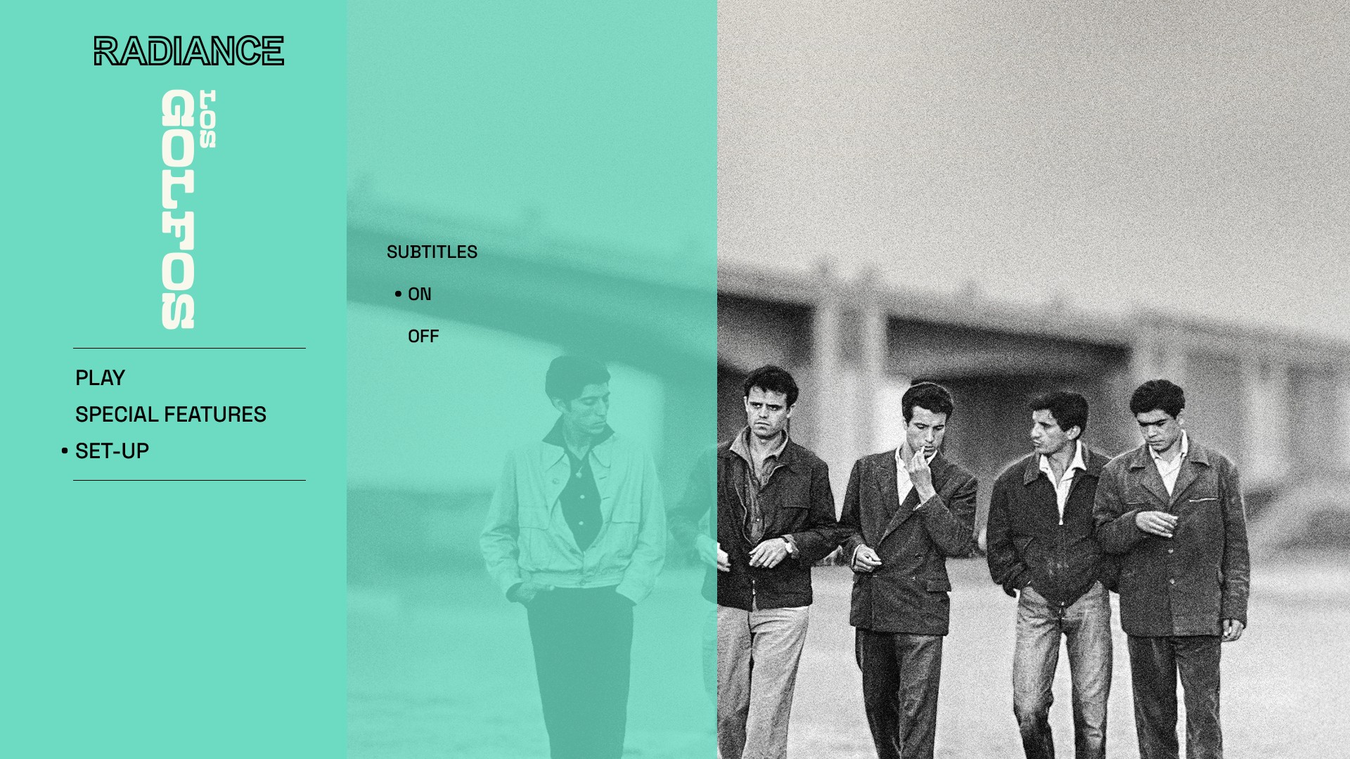 Los Golfos setup menu