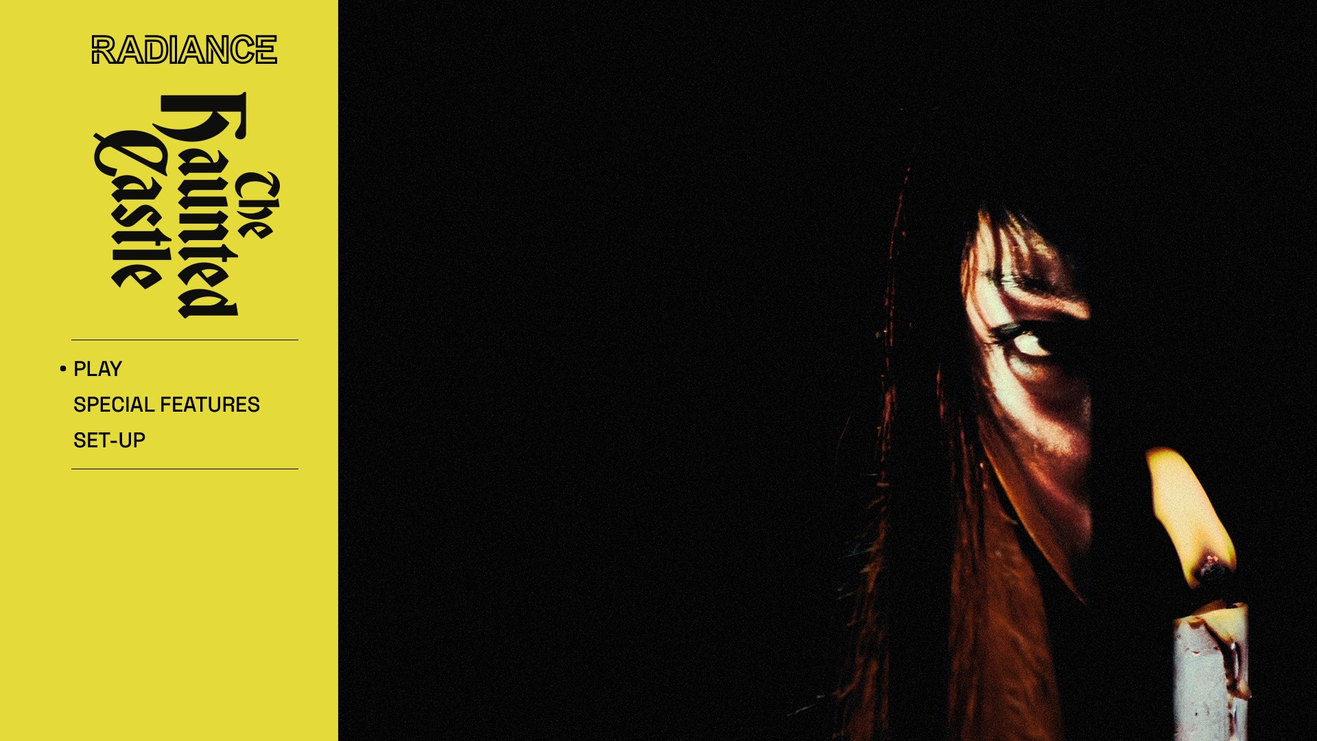 The Haunted Castle Blu-ray menu