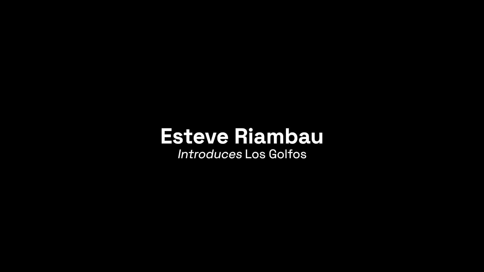 Los Golfos Esteve Riambau interview