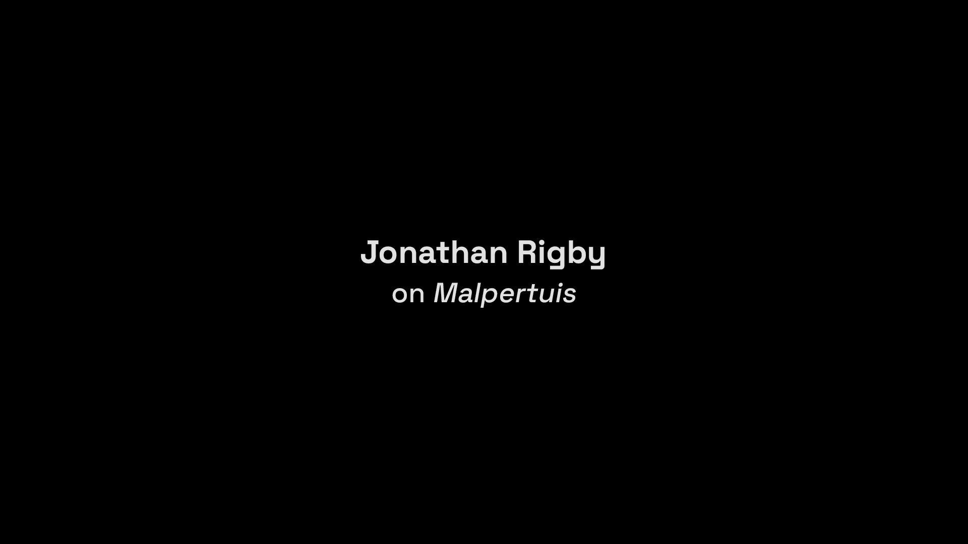 Malpertuis Jonathan Rigby interview
