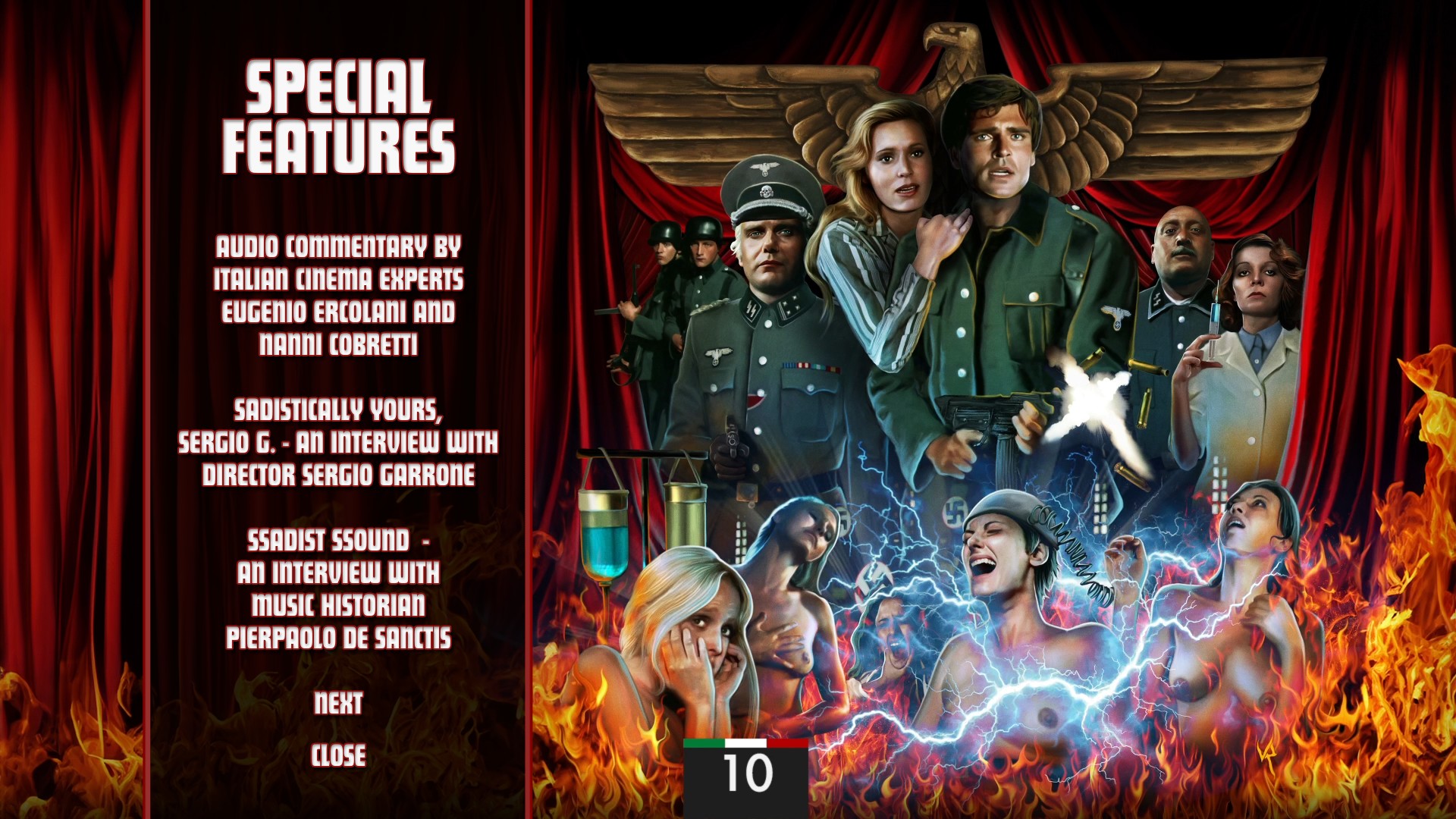 SS Experiment Love Camp 4K extras menu 1