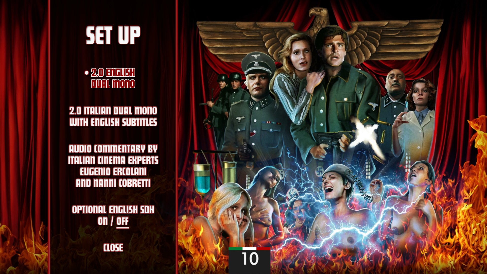 SS Experiment Love Camp 4K setup menu