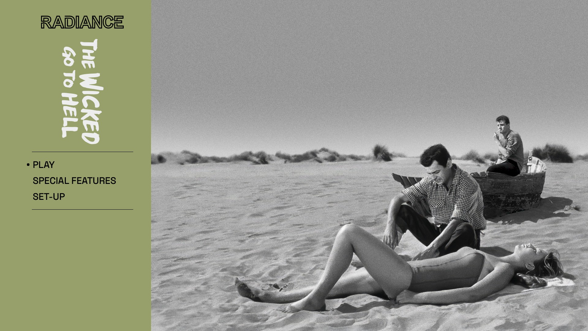 The Wicked Go to Hell Blu-ray menu