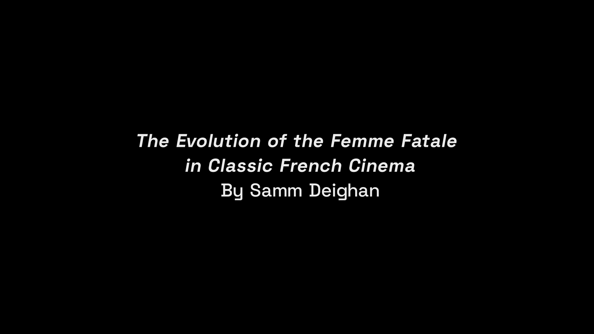 Nude in a White Car visual essay