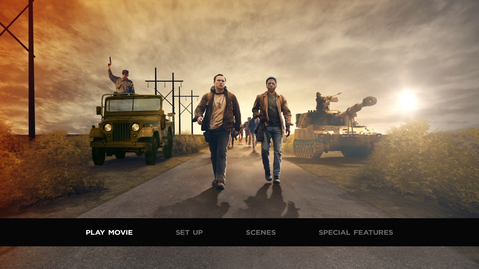 The Long Walk Blu-ray menu