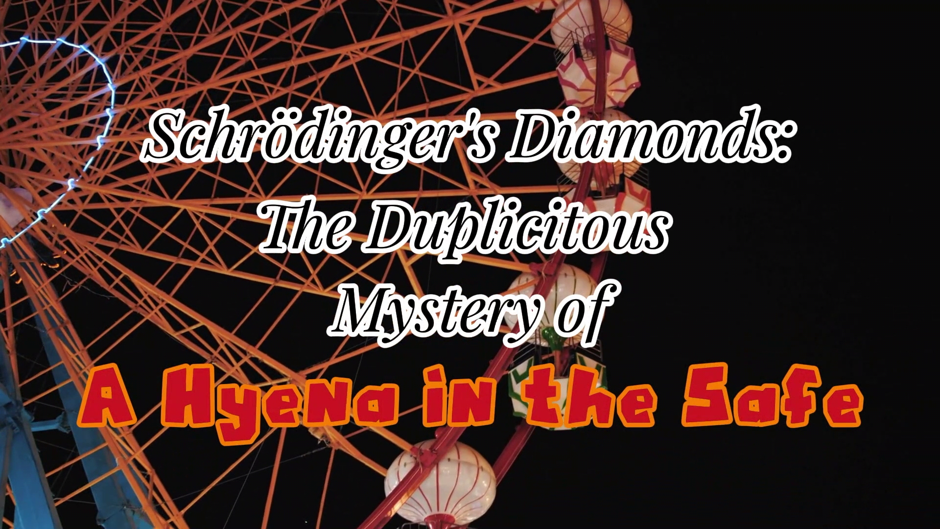 A Hyena in the Safe visual essay