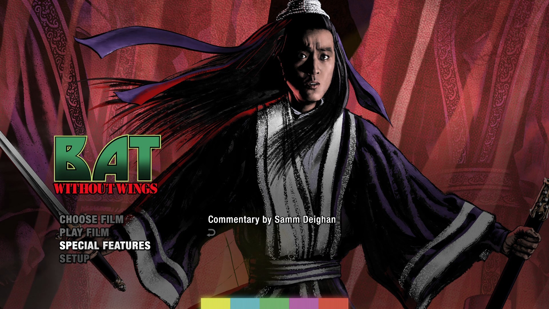 Bat Without Wings extras menu