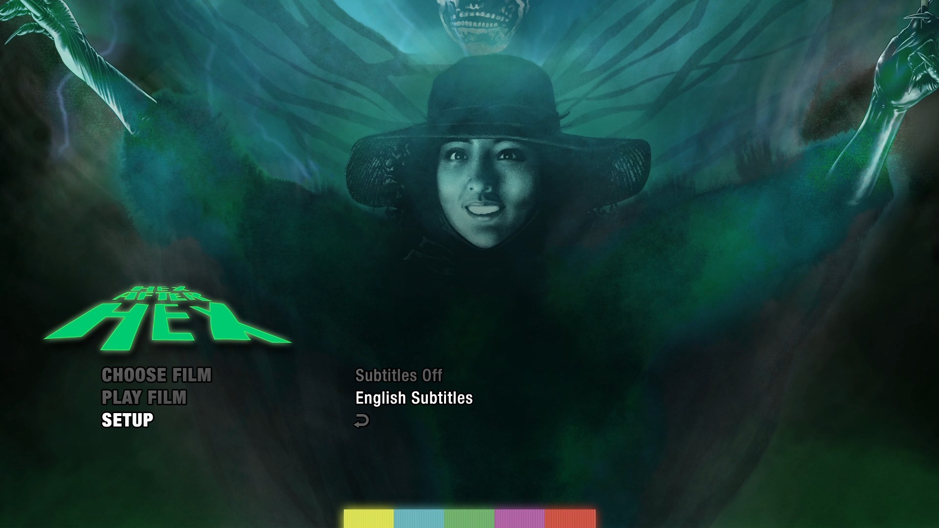 Hex After Hex subtitles menu