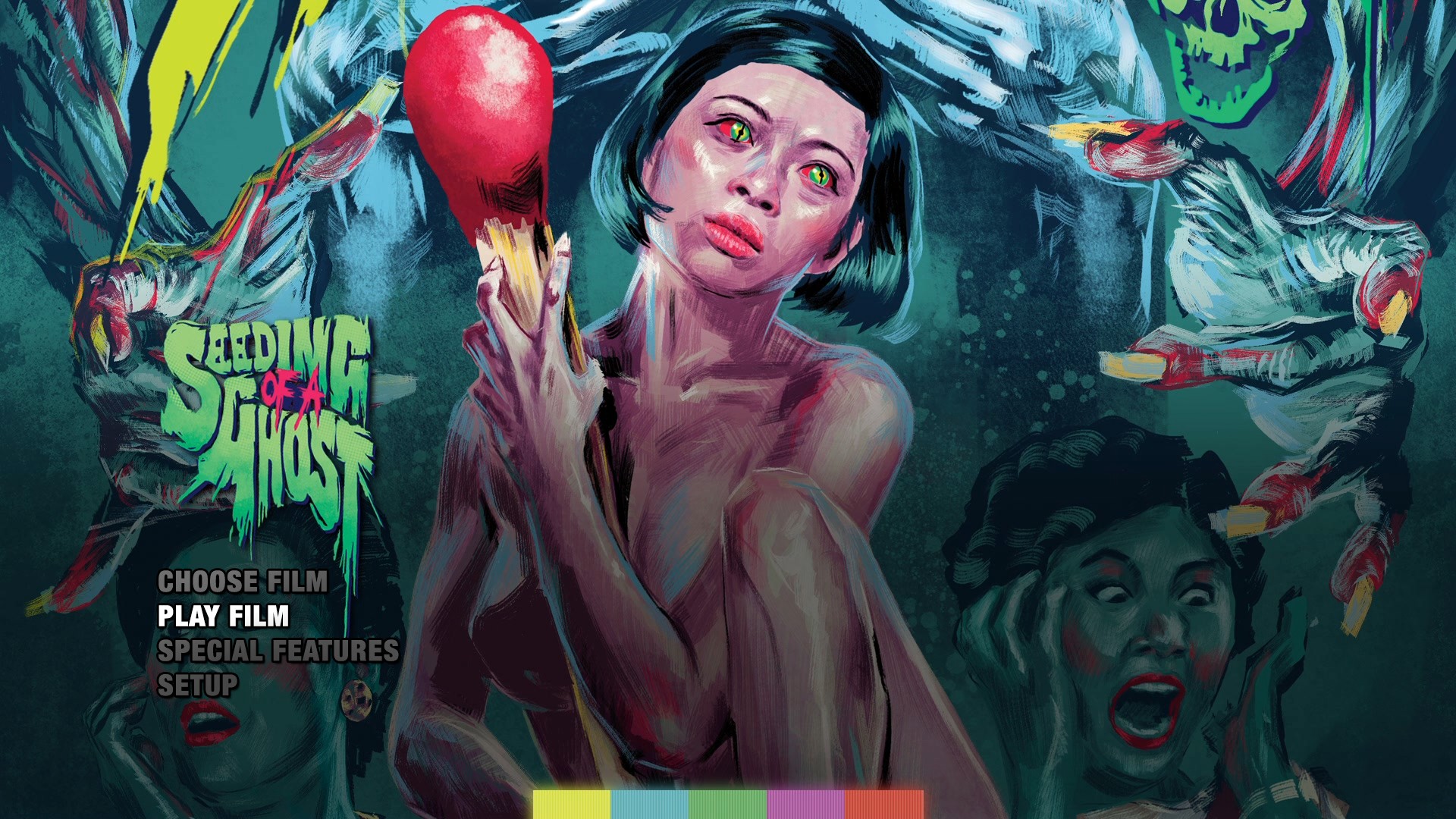 Seeding of a Ghost Blu-ray menu