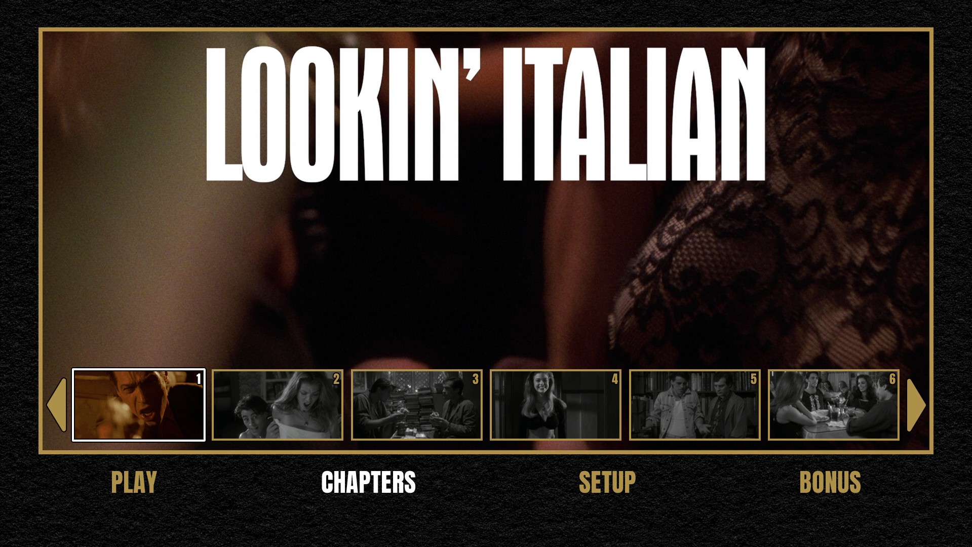 Lookin' Italian scene select menu