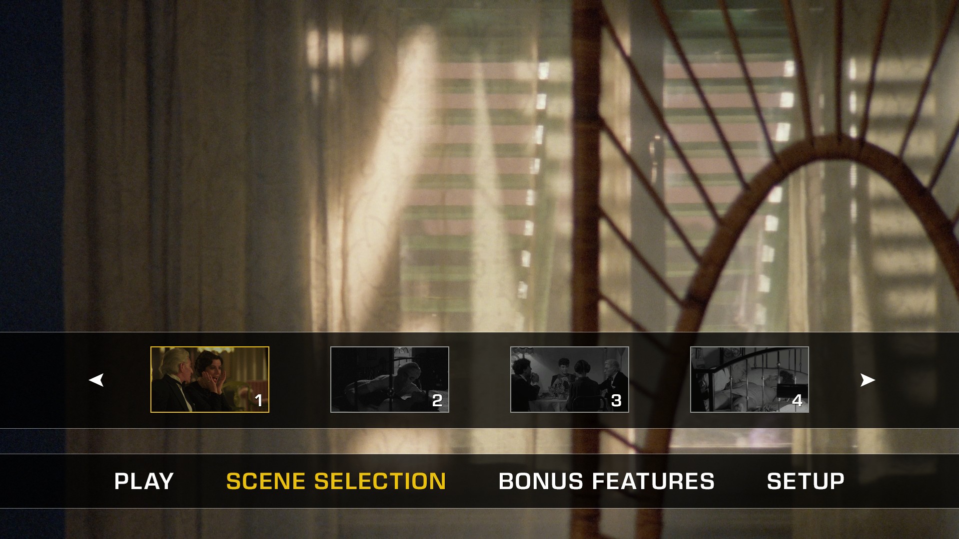 The Key 4K scene select menu