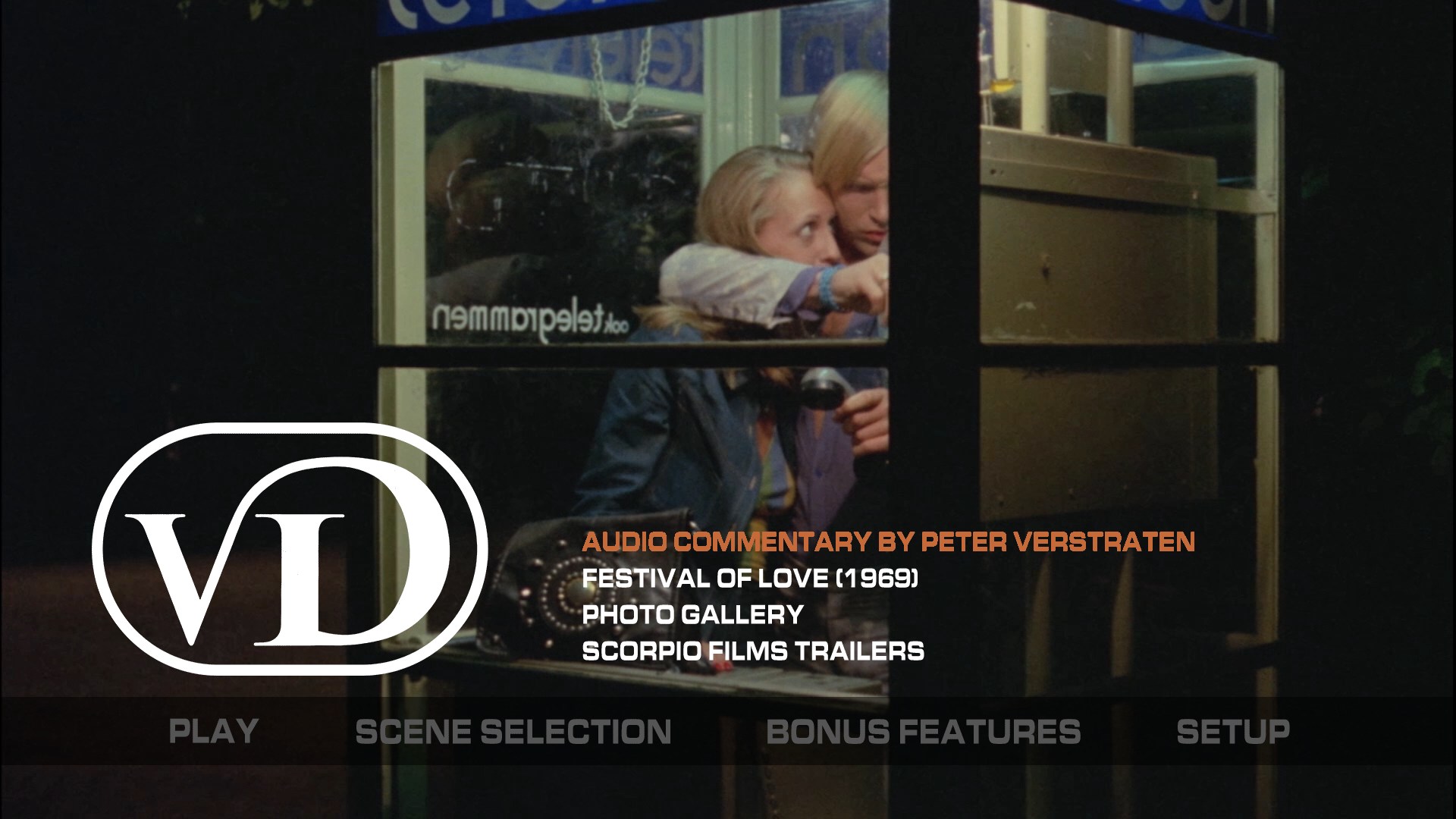 VD extras menu