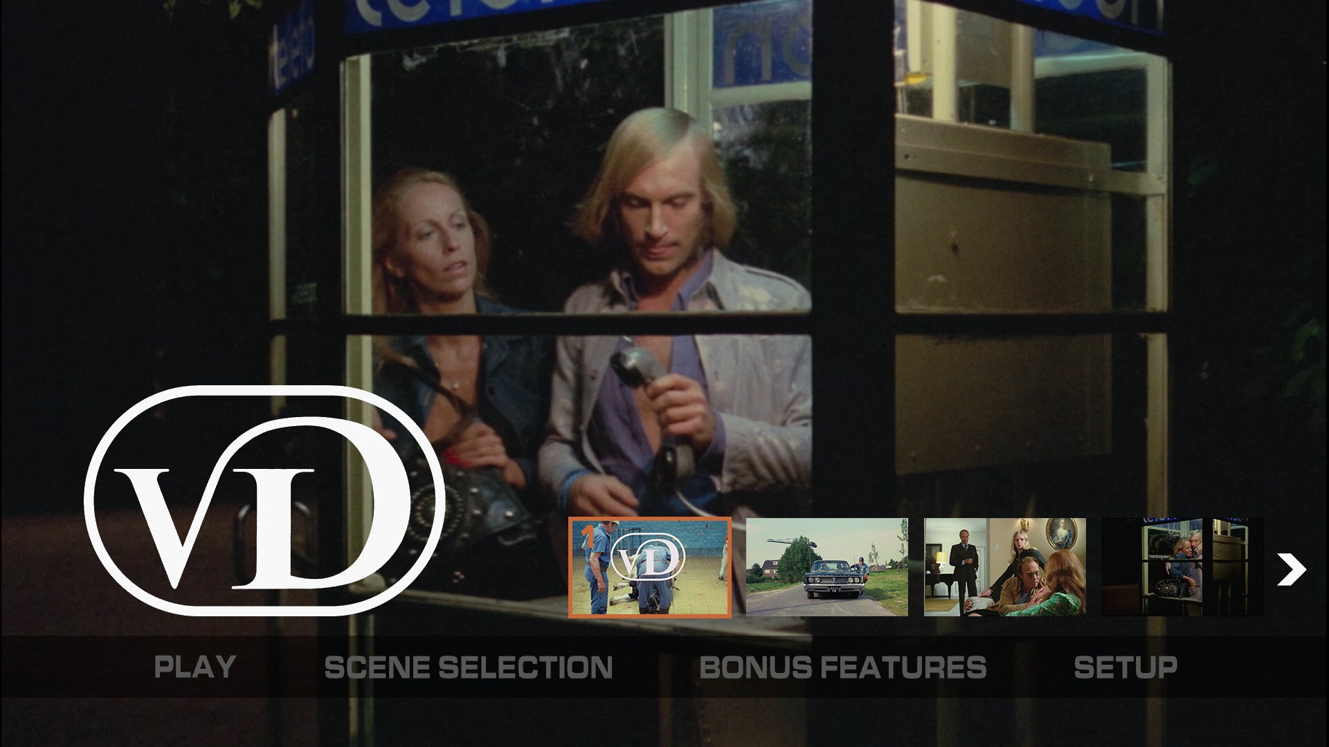 VD scene select menu