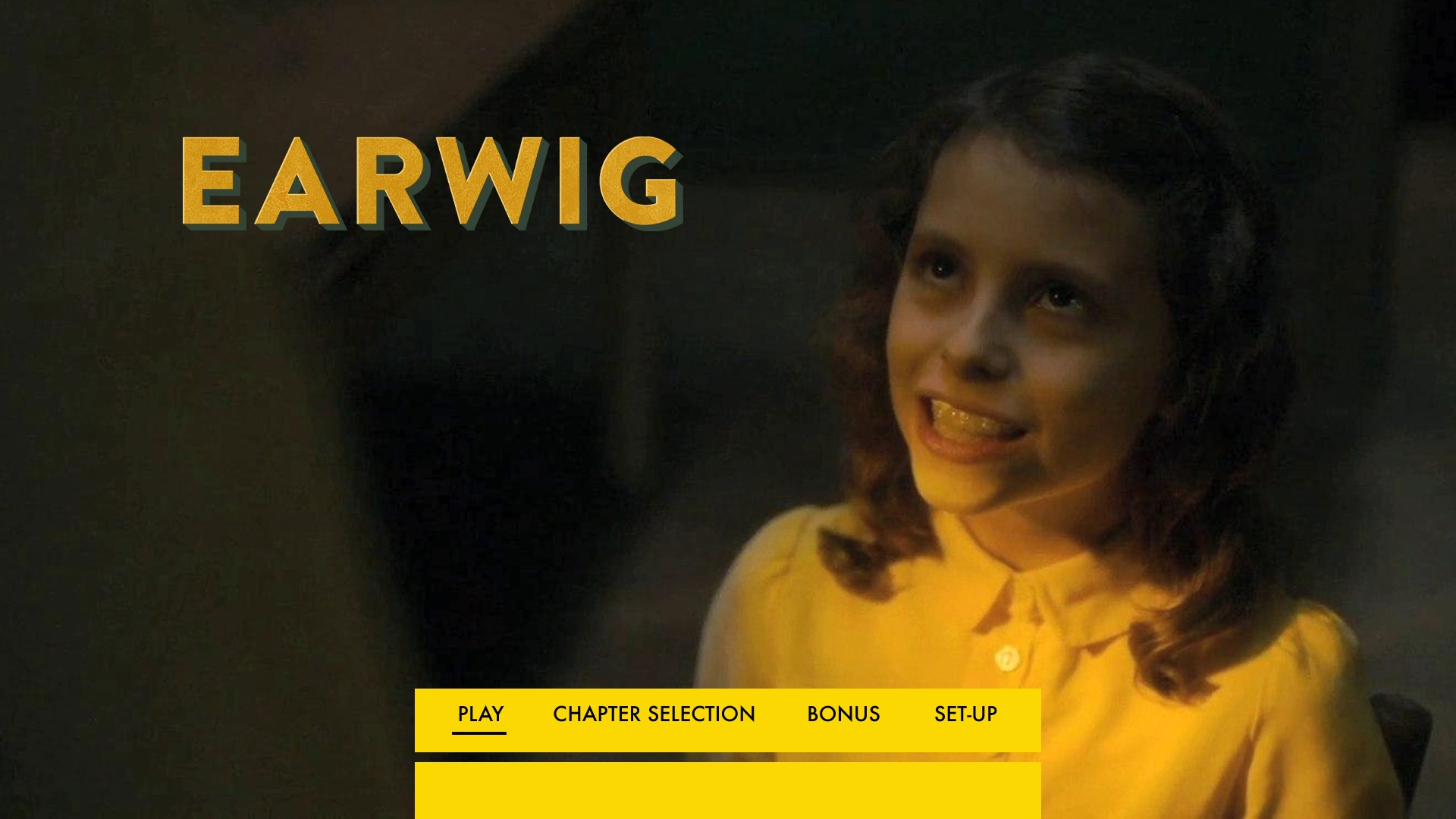 Earwig Blu-ray menu