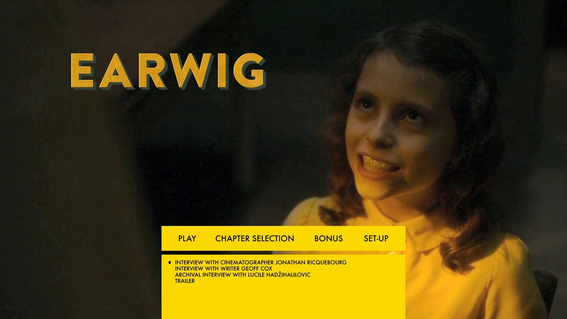 Earwig extras menu