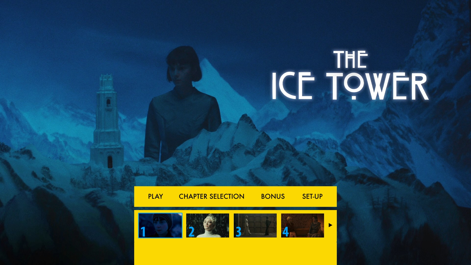 The Ice Tower scene select menu