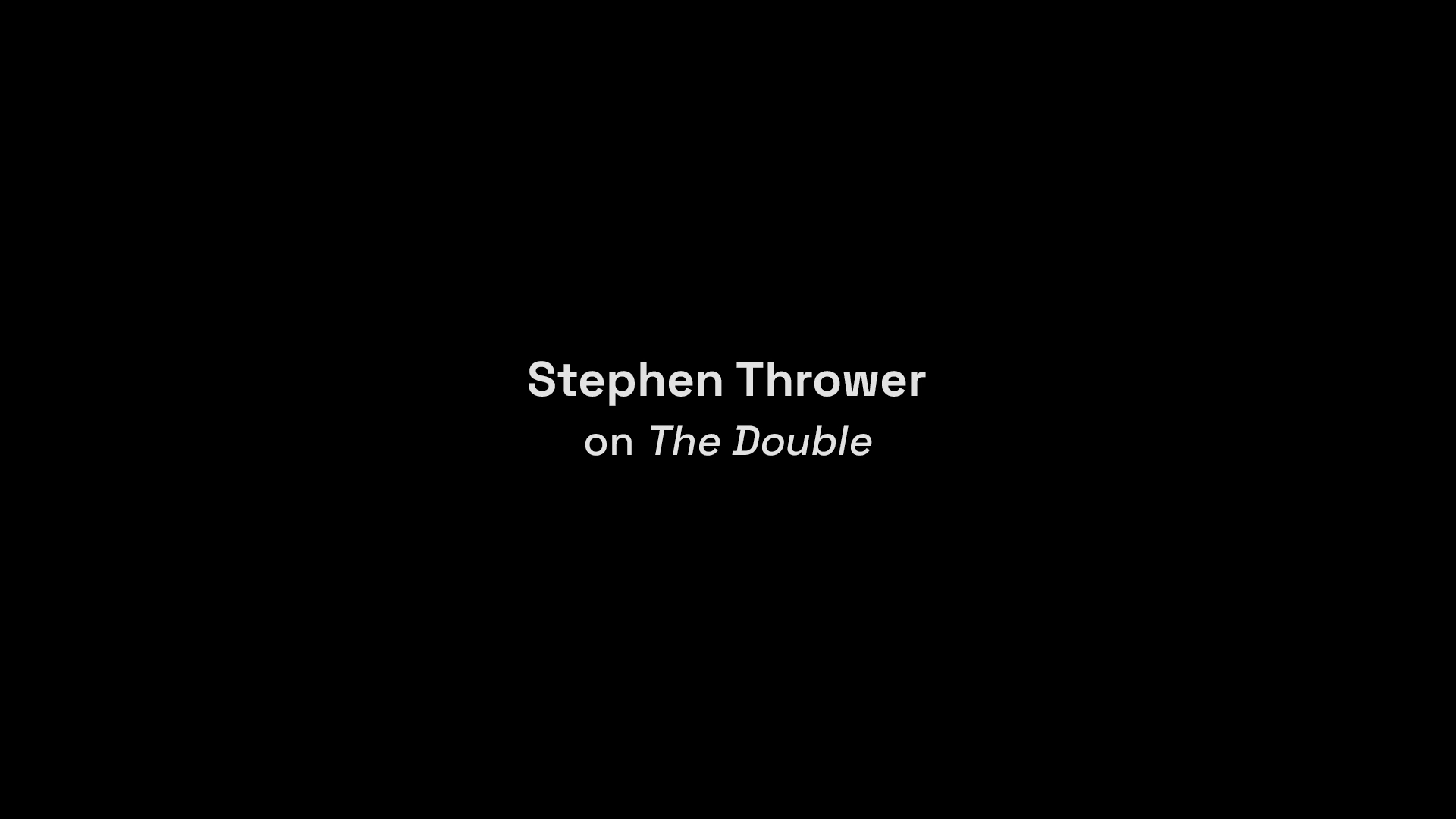 The Double Stephen Thrower interview
