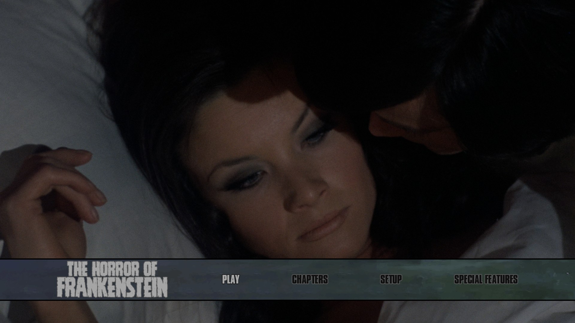 The Horror of Frankenstein 4K UHD menu