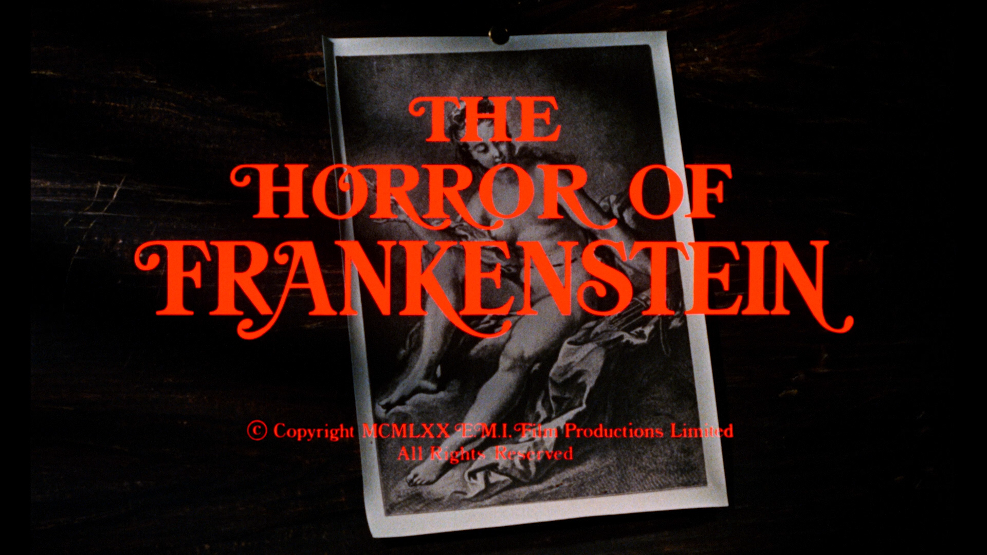 The Horror of Frankenstein Blu-ray screencap 1
