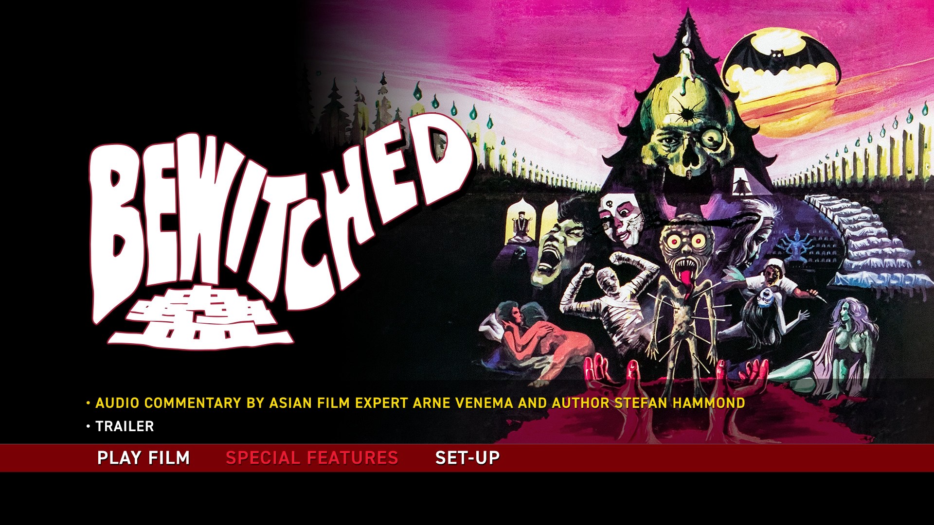 Bewitched extras menu
